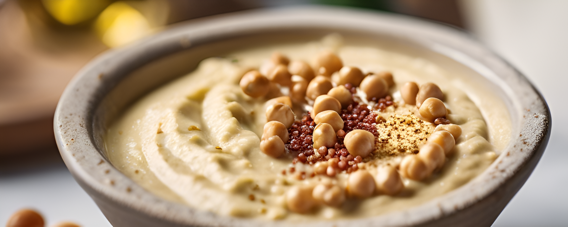 Authentic Lebanese hummus