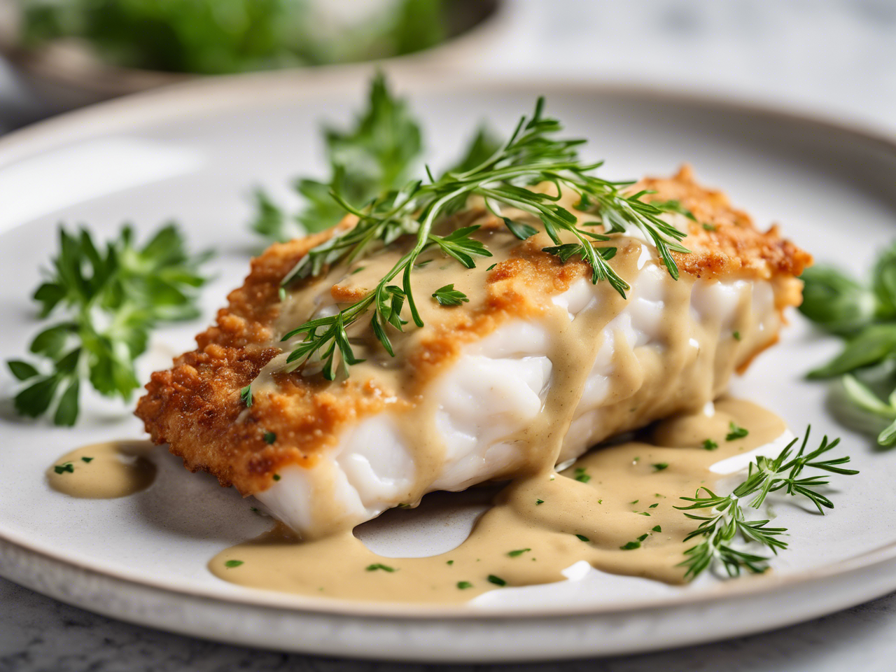 Lebanese Fish with Tangy Tahini Sauce - Authentic & Easy Recipe