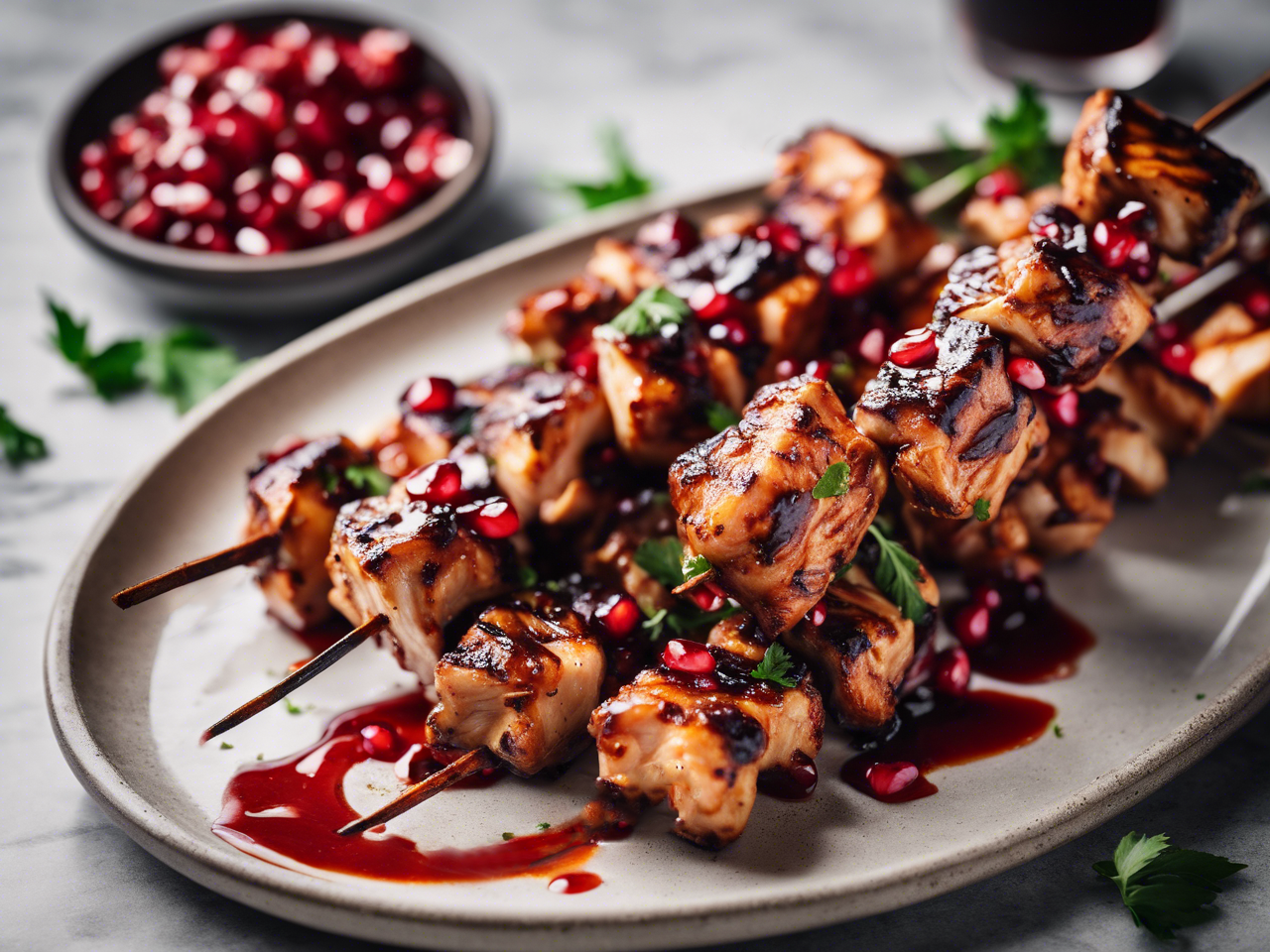 Lebanese Chicken with Pomegranate Molasses Recipe